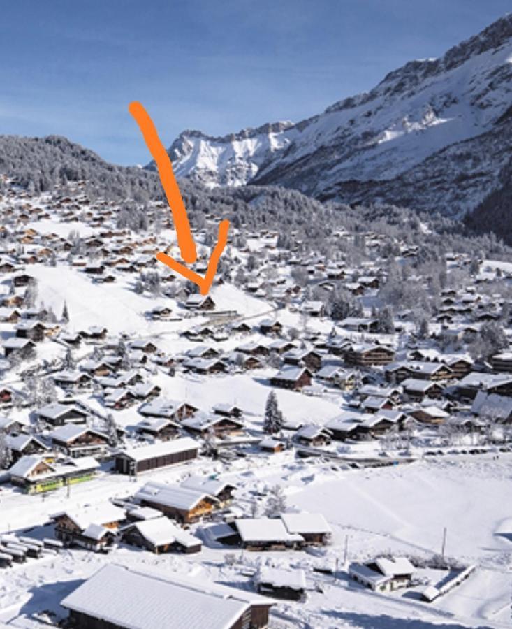 Studio Avec Vue Splendide Sur Les Diablerets Dış mekan fotoğraf