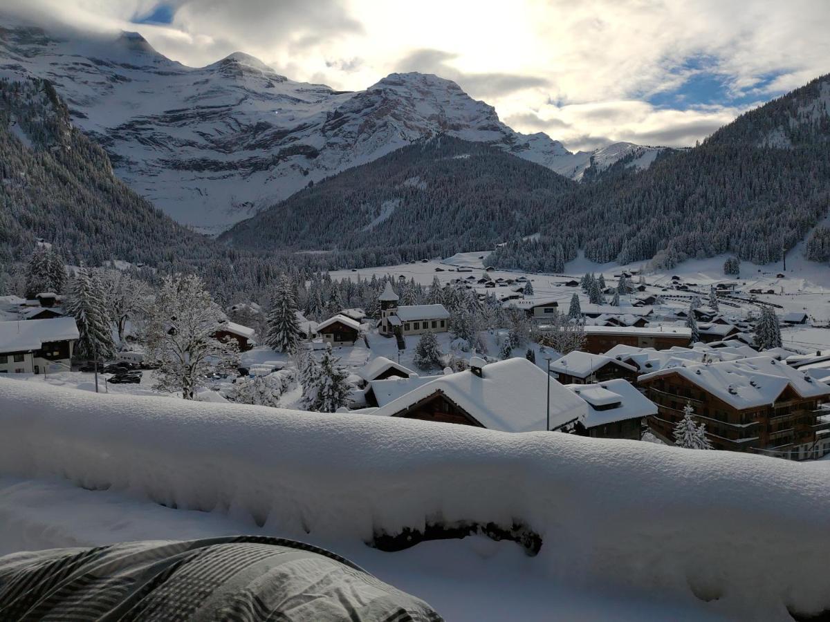 Studio Avec Vue Splendide Sur Les Diablerets Dış mekan fotoğraf