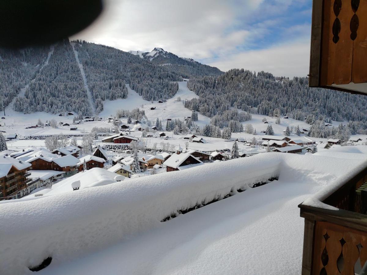 Studio Avec Vue Splendide Sur Les Diablerets Dış mekan fotoğraf