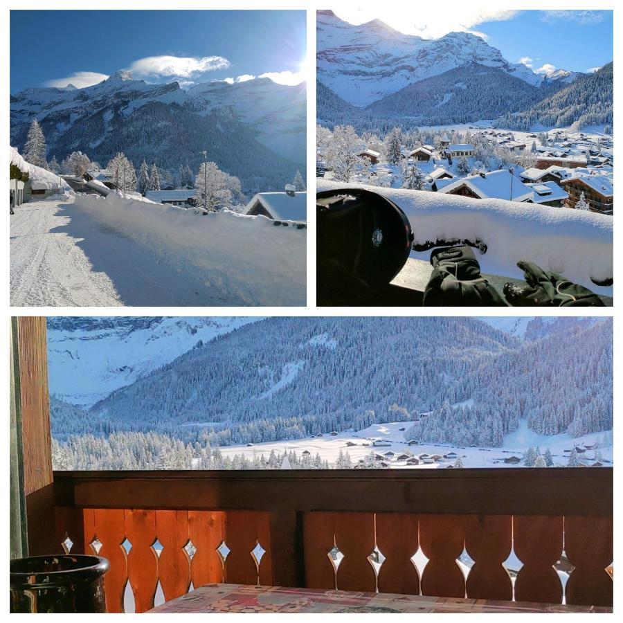 Studio Avec Vue Splendide Sur Les Diablerets Dış mekan fotoğraf