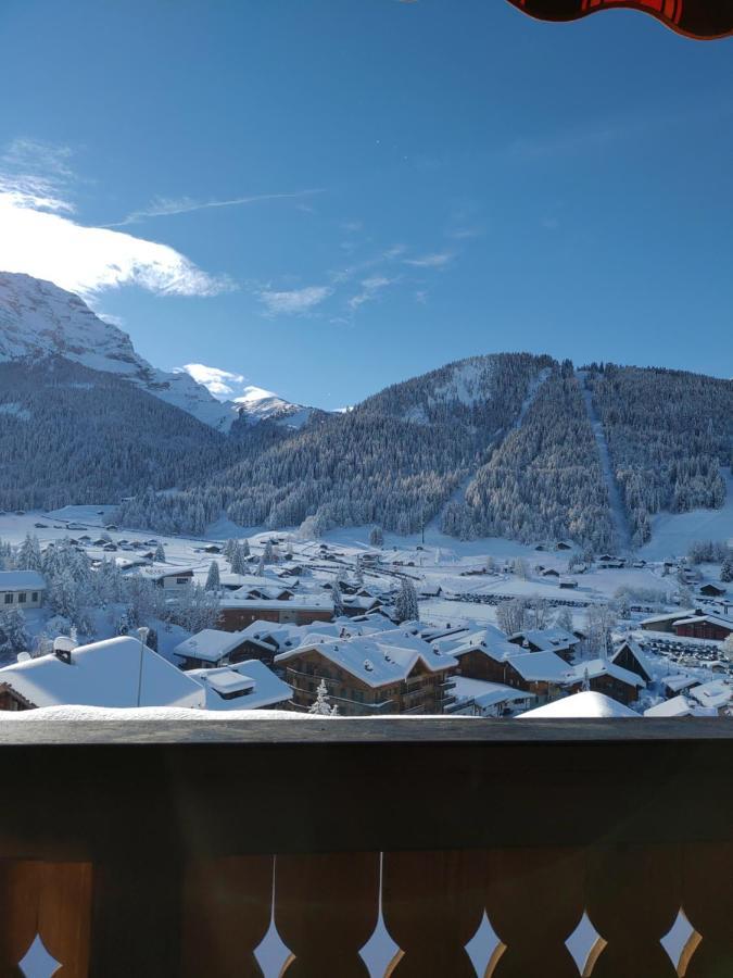 Studio Avec Vue Splendide Sur Les Diablerets Dış mekan fotoğraf