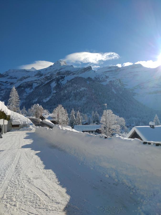 Studio Avec Vue Splendide Sur Les Diablerets Dış mekan fotoğraf