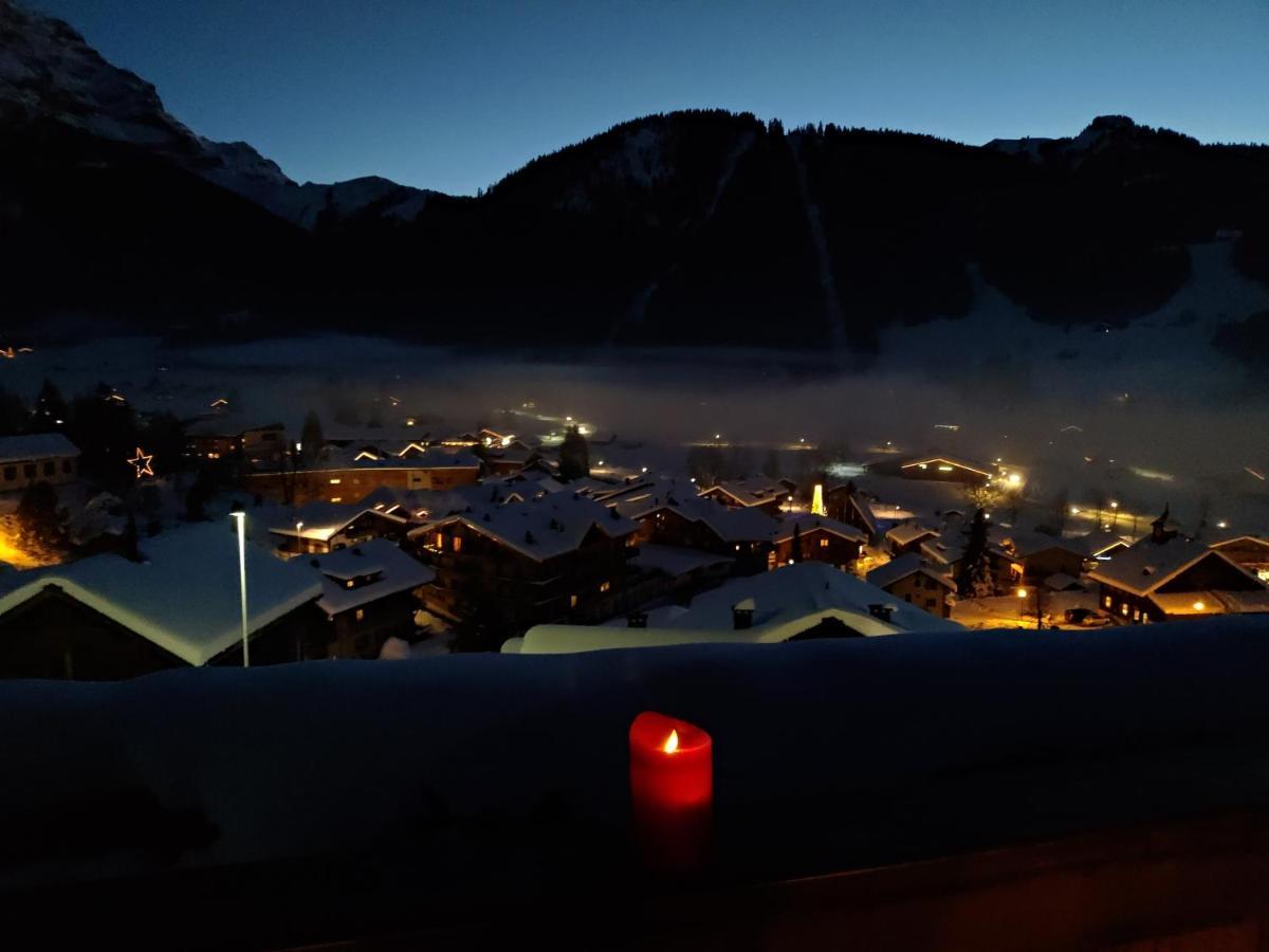 Studio Avec Vue Splendide Sur Les Diablerets Dış mekan fotoğraf