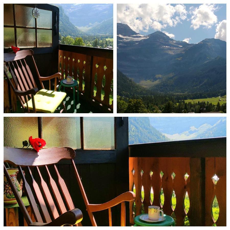Studio Avec Vue Splendide Sur Les Diablerets Dış mekan fotoğraf