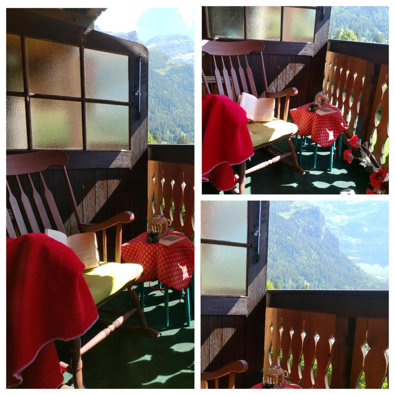 Studio Avec Vue Splendide Sur Les Diablerets Dış mekan fotoğraf
